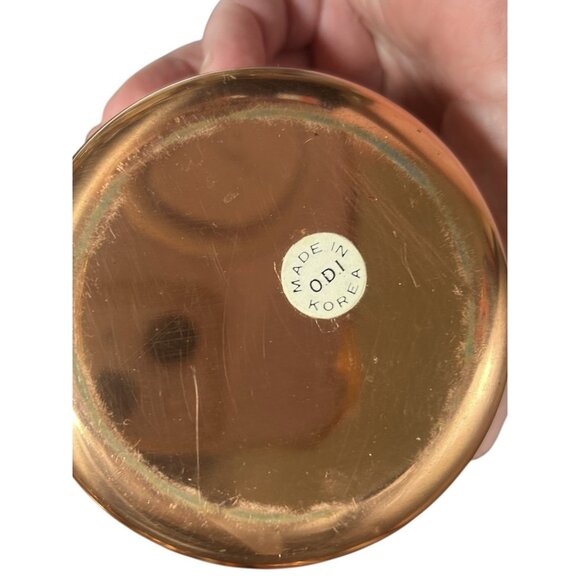 Vintage MCM Copper Brass Canister Set w Matching Salt & Pepper Korea 1970s - Picture 4 of 16